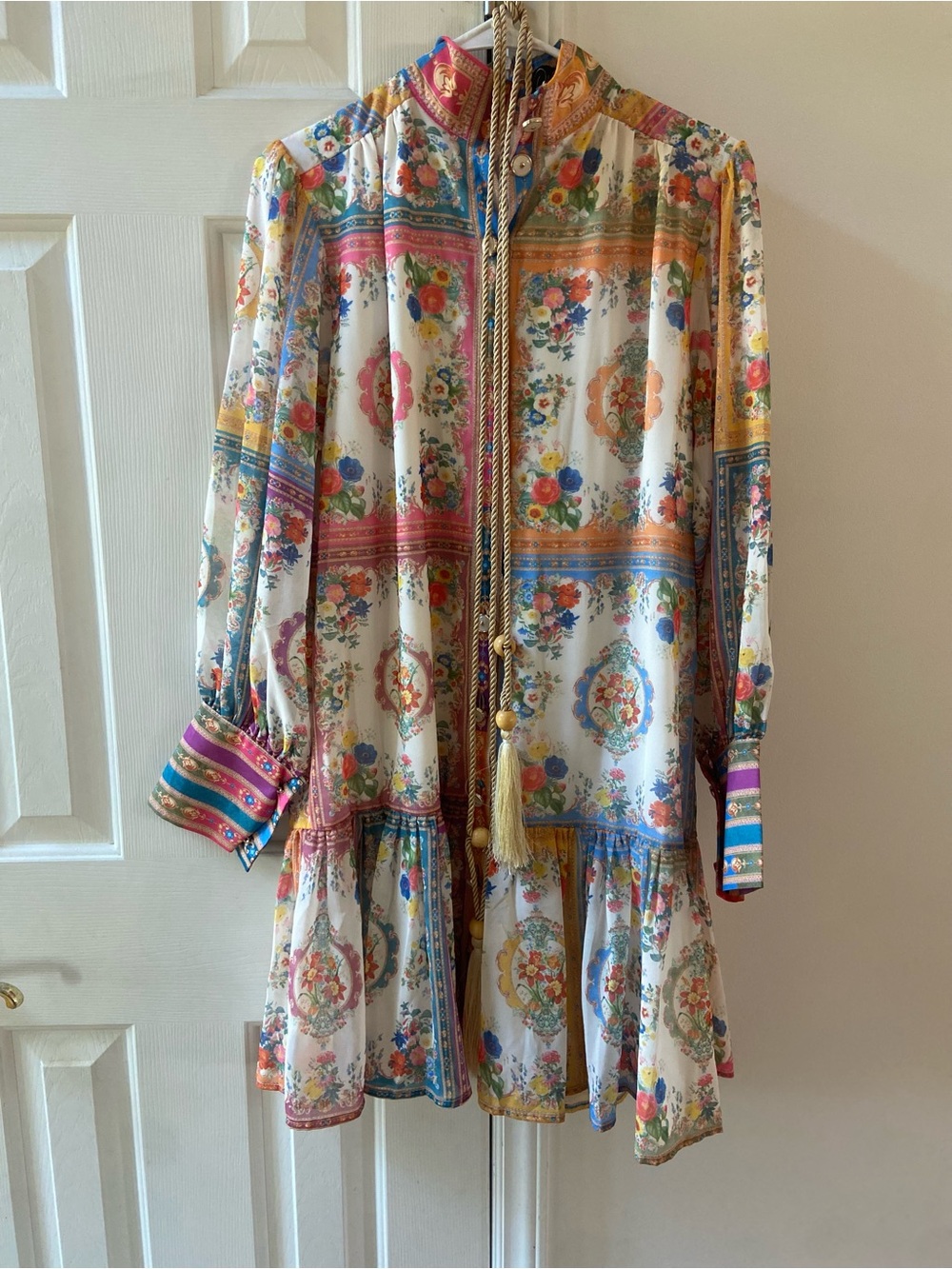 Dalia Macphee  Multicolor Boho Tunic Dress - Women Jackets & Coats